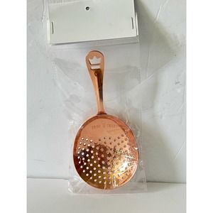 New! Julep Strainer Stainless Steel Bar Cocktail Strainer Spoon Drink Strainer